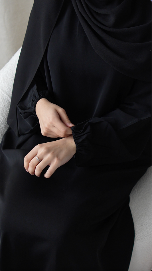Inaya Premium Everyday Abaya – Black