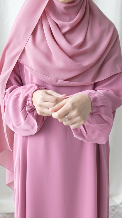 Inaya Premium Everyday Abaya – Rose