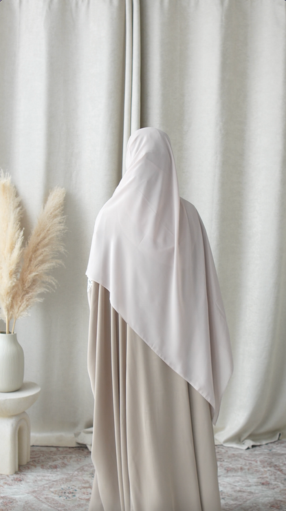 Layali Embellished Kaftan Abaya – Light Taupe